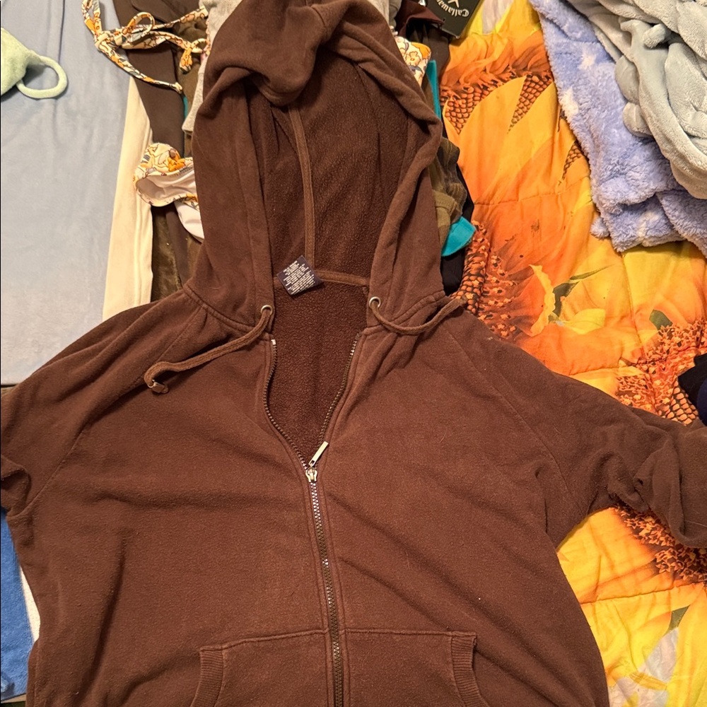 Faded Glory Chocolate Brown Hoodie